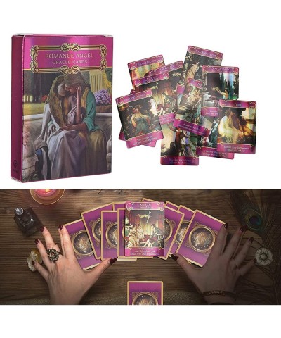 Romance Angel Hologram Tarot Cards Set with Bag Oracle Cards Future Telling Tarot Card with Flash Effect Fate Divination Card...