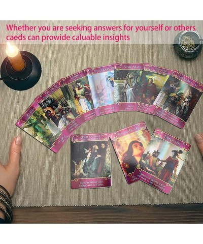 Romance Angel Hologram Tarot Cards Set with Bag Oracle Cards Future Telling Tarot Card with Flash Effect Fate Divination Card...