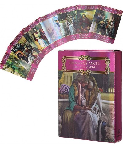 Romance Angel Hologram Tarot Cards Set with Bag Oracle Cards Future Telling Tarot Card with Flash Effect Fate Divination Card...