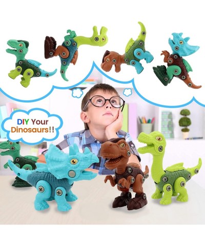 Dinosaur Toys for 3 4 5 6 7 8 Year Old Boys Take Apart Dinosaur Toys with Electric Drill for Kids 3-5 Boys Girls STEM Constru...