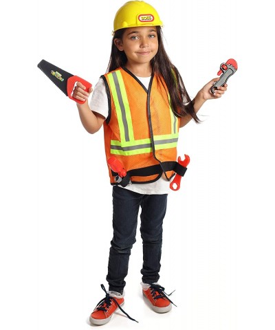 Contractor Costume with Hard Hat 9 Piece Dress Up Play Set With Accessories $57.67 Kids' Dress-Up Accessories