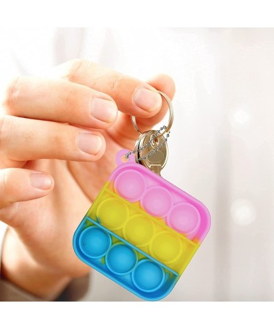 12 Pcs Mini Squeeze Bubble Fidget Sensory Toys Stress Relief Hand Toys Mini Keychain Fidget Toy Mini Squeeze Bubble Fidget Se...