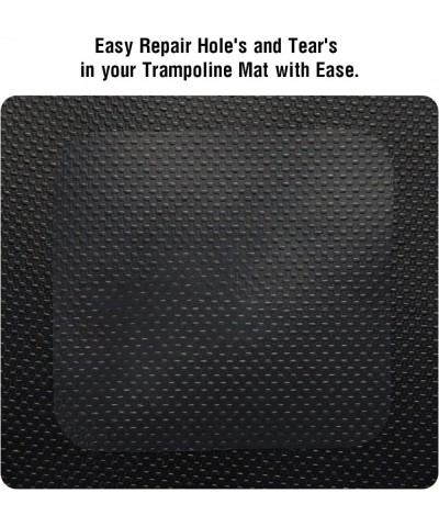 Trampoline Patch Repair Kit 5 x 5 Square On Patches | Repair Trampoline Mat Tear or Hole in a Trampoline Mat $28.68 Trampolin...