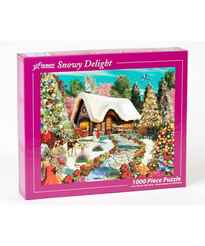 Snowy Delight Jigsaw Puzzle 1000 Puzzle $31.11 Jigsaw Puzzles