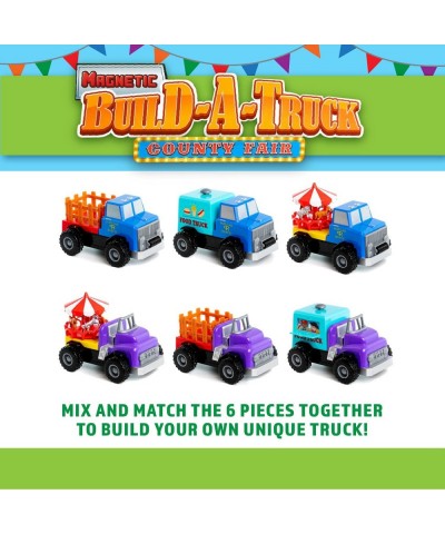 Magnetic Build-A-Truck County Fair Magnetic Toy Play Set 5 Pieces $47.02 Magnetic & Felt Playboards