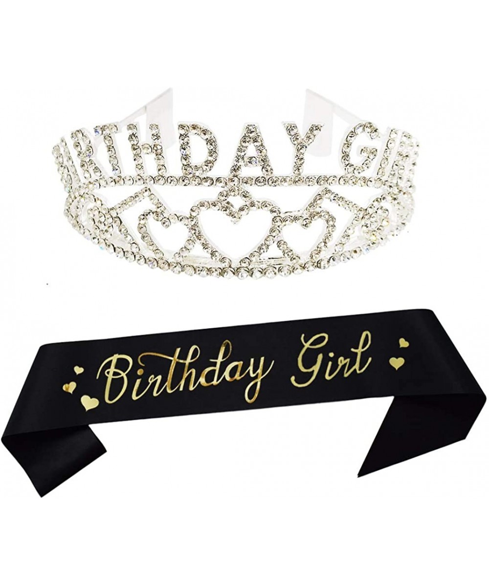 Birthday Girl Tiara and Sash Happy Birthday Party Supplies Crystal Tiara 5th 6th 7th 8th 10th 12th 13th 15th 16th 18th 20th 2...