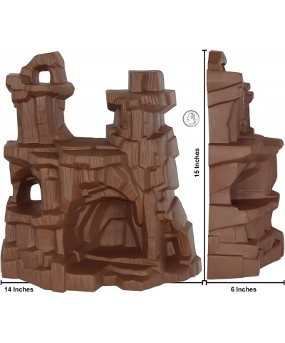 TimMee Battle Mountain Scenery - Brown Figure Display & Play Terrain - USA Made $39.56 Action Figures