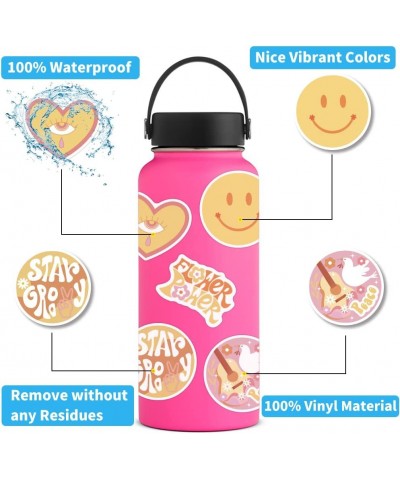 150Pcs Groovy Boho Hippie Vinyl Stickers Waterproof Vinyl Stickers for Water Bottle Srapbook Laptop Phone Case Teens Girls Ad...