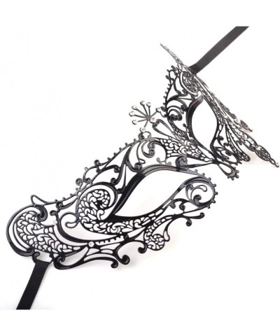 Women Half Face Metal Mask for Masquerade Mardi Gras Halloween Party $18.40 Kids' Dress-Up Accessories