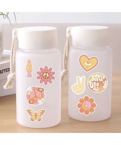 150Pcs Groovy Boho Hippie Vinyl Stickers Waterproof Vinyl Stickers for Water Bottle Srapbook Laptop Phone Case Teens Girls Ad...