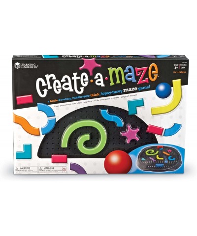 Create-a-Maze - 17 Pieces 1-4 Players Ages 5+ Board Games for Kids STEM Maze Brainteaser Games $35.44 Board Games