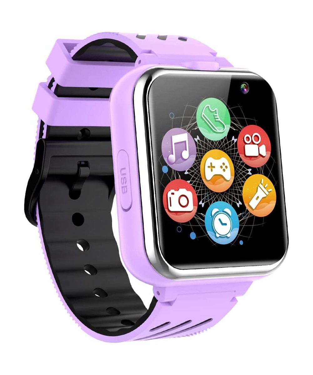 Kids Game Smart Watch Boy Girl Age 3-12 with 24 Games Dual Camera 1.54" HD Screen Video Music Player Pedometer Alarm Clock To...