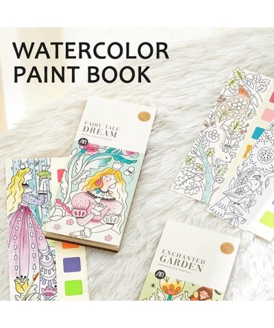 Pocket Watercolor Painting Book Pocket Watercolor Book Watercolor Painting Book for Kids Watercolor Bookmarks to Paint Travel...