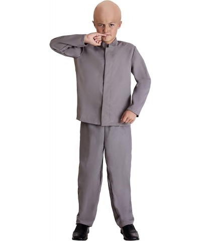 Kids Evil Mini Man Grey Suit Costume $61.23 Kids' Costumes