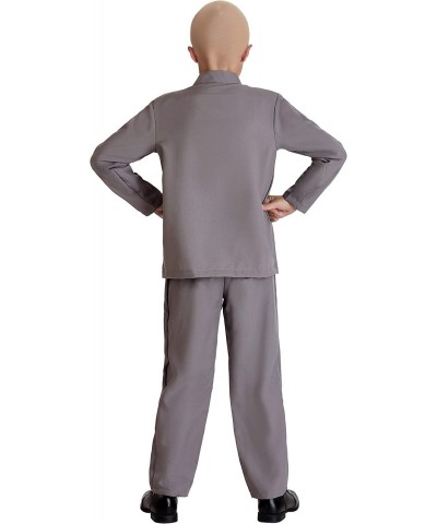 Kids Evil Mini Man Grey Suit Costume $61.23 Kids' Costumes