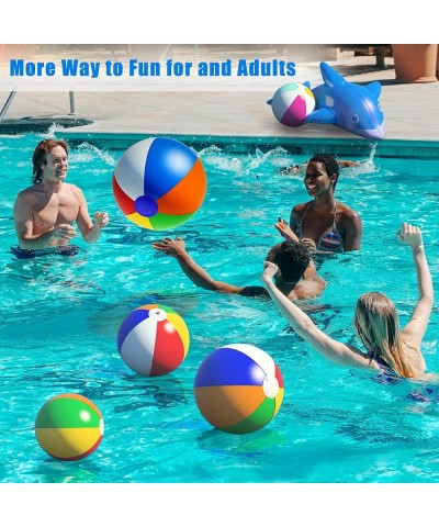 Beach Balls Bulk 3 Pack or 6 Pcs Inflatable Beach Balls for Kids $18.66 Toy Sports Products