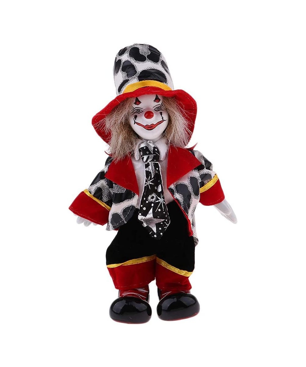 Clown Figure Doll Ornaments Home Table Desk Top Decor Halloween Decoration Gift - 3 $29.81 Dolls