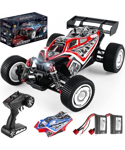 High Speed rc car 50 km/h 4WD rc car 1/16 Scale Off Road rc Truck with Two Rechargeable Waterproof Batteries Suitable for Boy...