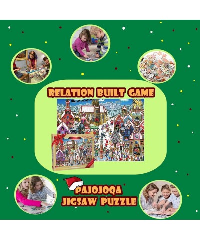 Christmas Jigsaw Puzzles 1000 Piece Holiday Puzzle 1000pcs for Adults and Kids 2022 Challenge Holiday Shop Christmas Eve Stre...