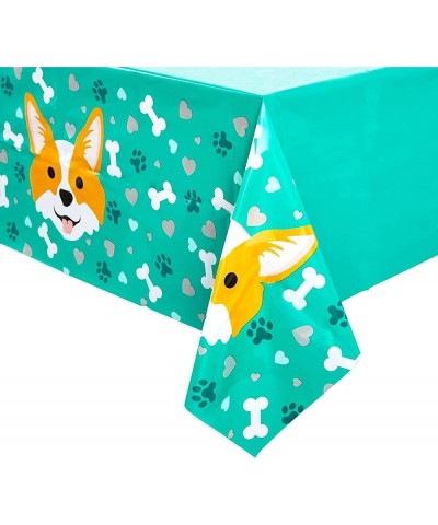 Corgi Tablecloth for Dog Birthday Party (Green 54 x 108 Inches 3 Pack) $20.04 Kids' Party Tablecovers