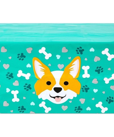 Corgi Tablecloth for Dog Birthday Party (Green 54 x 108 Inches 3 Pack) $20.04 Kids' Party Tablecovers