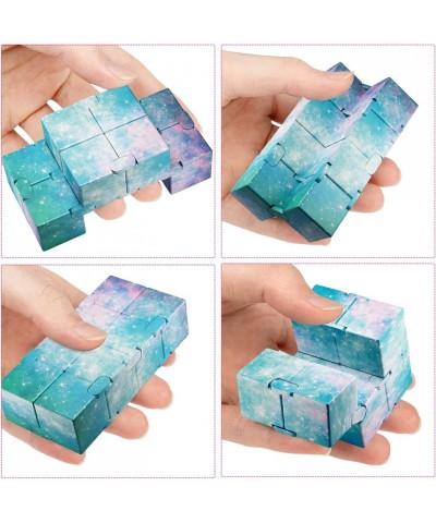 Infinity Cube Fidget Toy Hand Killing Time Transform Cubes Magic Cubes for Stress Anxiety Relief and Kill Time Relaxing Hand-...