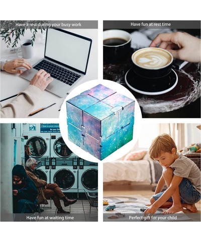 Infinity Cube Fidget Toy Hand Killing Time Transform Cubes Magic Cubes for Stress Anxiety Relief and Kill Time Relaxing Hand-...