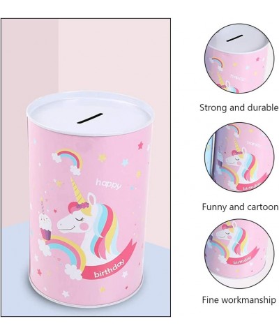 2pcs Metal Money Coin Bank Unicorn Tin Piggy Storage Container Kids Money Saving Box Childrens Toy Home Decor for Boys Girls ...