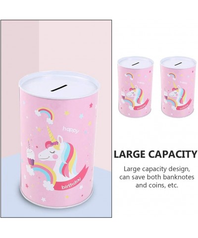 2pcs Metal Money Coin Bank Unicorn Tin Piggy Storage Container Kids Money Saving Box Childrens Toy Home Decor for Boys Girls ...