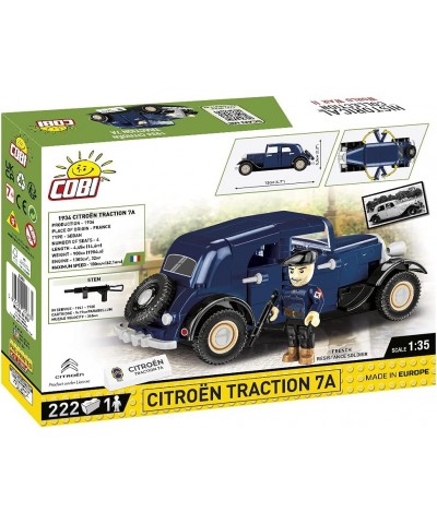 222 Pcs Hc WWII /2263/ 1934 Citroen Traction 7A $56.80 Toy Building Sets