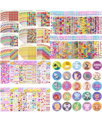 Lots of Stickers - 100 Teacher Stickers Sheets + 4 Rolls of Motivational Stickers + 40 Sheets of Stickers for Kids + 20 Puffy...