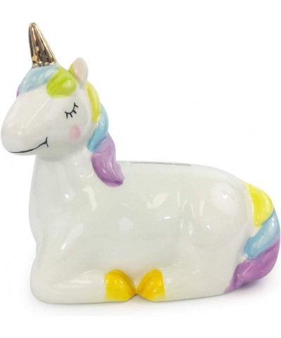 Unicorn Piggy Bank with Stopper $24.05 Kids' Money Banks