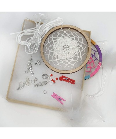 Dream Catcher Kit For Adults DIY Craft Kits Photo Display With Clips Dreamcatcher Make Your Own Gift Dia 3 5" (Charms) $27.64...