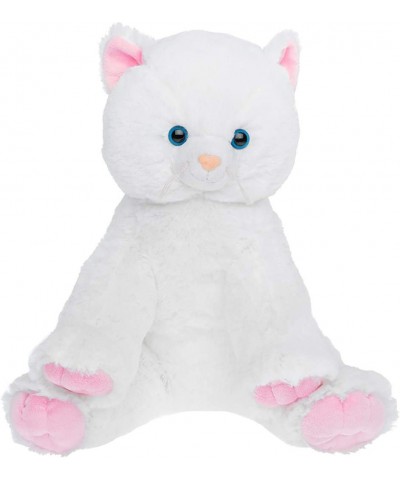 Record Your Own Plush 16 Inch Happy White Cat - Ready To Love In a Few Easy Steps $53.57 Stuffed Animals & Teddy Bears