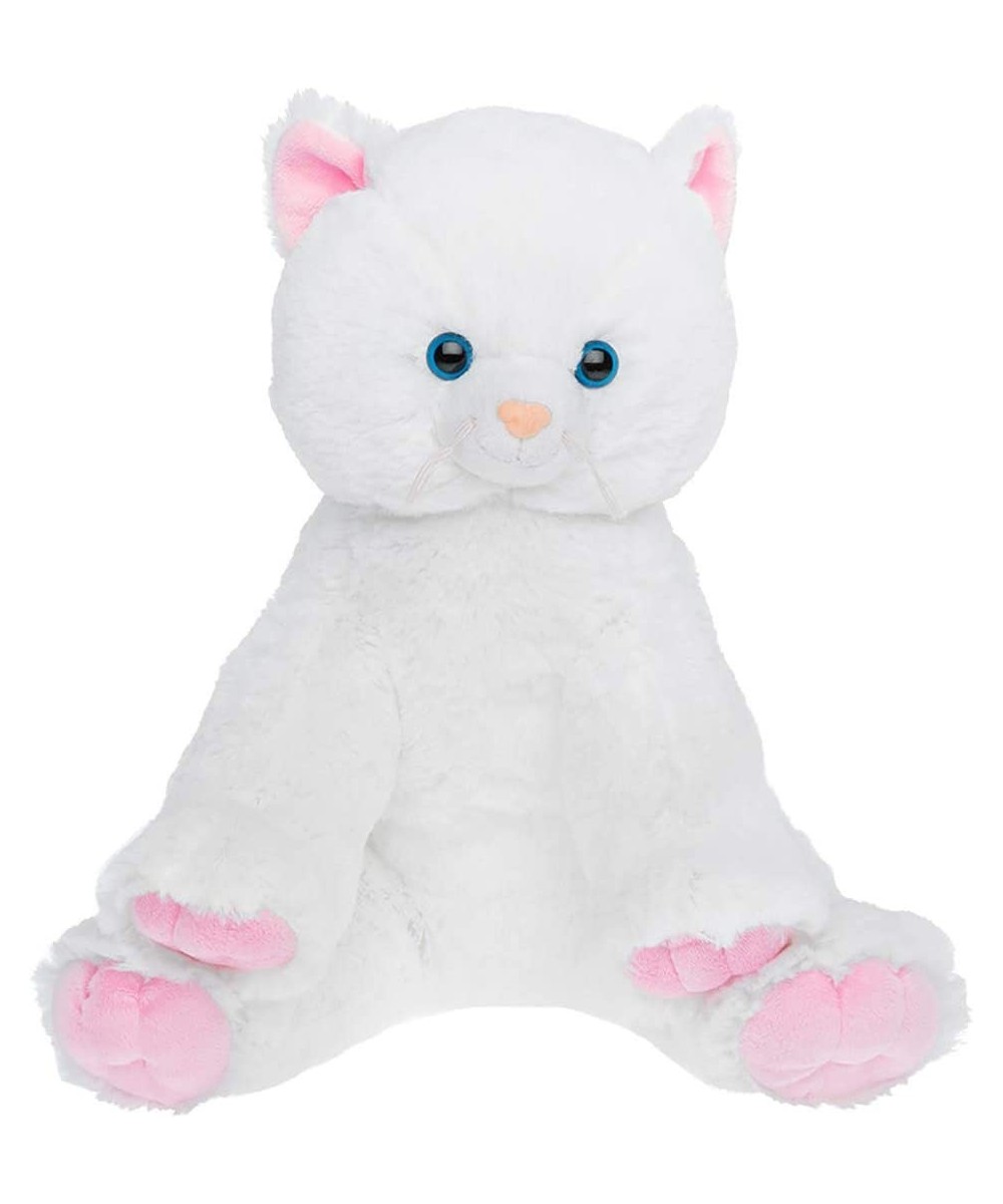 Record Your Own Plush 16 Inch Happy White Cat - Ready To Love In a Few Easy Steps $53.57 Stuffed Animals & Teddy Bears