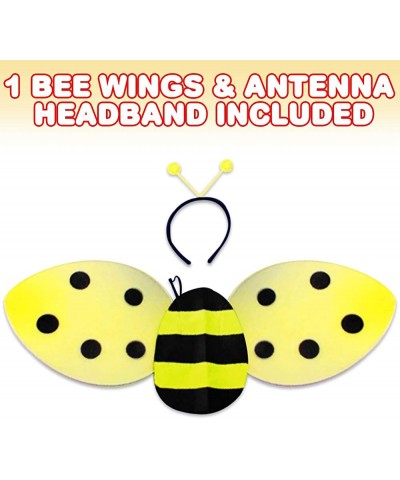 Bee Costume for Kids Honeybee Costume Set with 1 Pair of Wings and Antenna Headband Cute Halloween Costume for Girls and Boys...