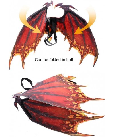 Kids Halloween Dragon Wings Costume Cosplay Party Props Halloween Christmas Party Pretend Play Dress Up Wing Accessory $32.54...