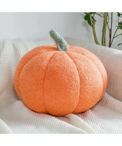 Pumpkin Throw Pillow Super Soft Fluffy Stuffed Pumpkin Plush Toy Halloween Pumpkin Decorative Pillow Cushion Home Decoration ...