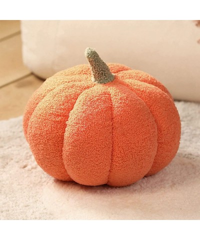 Pumpkin Throw Pillow Super Soft Fluffy Stuffed Pumpkin Plush Toy Halloween Pumpkin Decorative Pillow Cushion Home Decoration ...