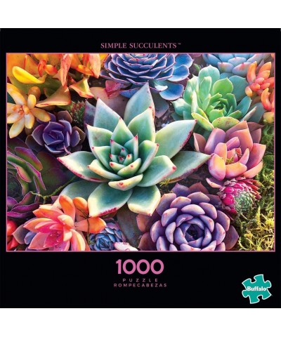 Simple Succulent - 1000 Piece Jigsaw Puzzle $17.62 Jigsaw Puzzles