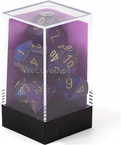 Polyhedral 7-Die Set - Borealis Royal Purple/Gold with Luminary 27587 (CHX27587) $17.45 Game Accessories