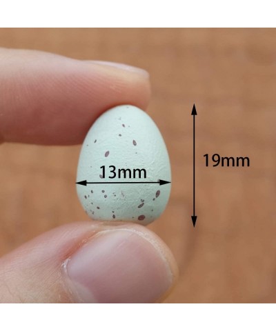 8 Pcs Solid Canary Plastic Eggs Hatching Eggs Trick The Birds to Stop Laying Eggs Fake Eggs（19mm*13mm） $18.42 Gags & Practica...