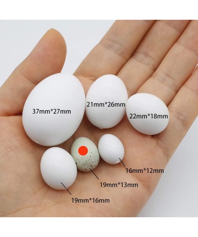 8 Pcs Solid Canary Plastic Eggs Hatching Eggs Trick The Birds to Stop Laying Eggs Fake Eggs（19mm*13mm） $18.42 Gags & Practica...