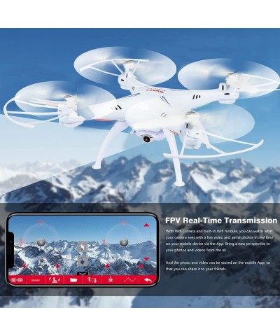 Syma X5SW-V3 WiFi FPV Drone with Camera 4pcs 550mAh Batteries and 4-in-1 Charger $96.22 Hobby RC Quadcopters & Multirotors