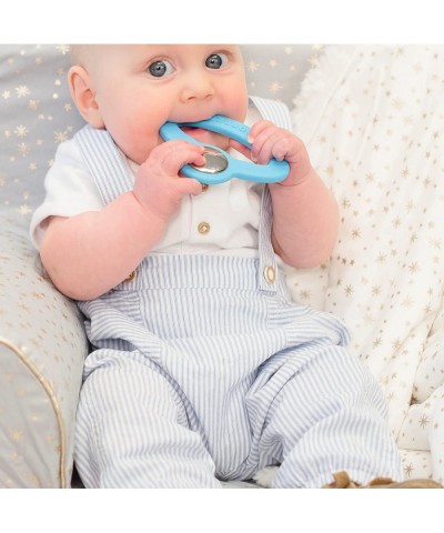 Ice Cold Baby Teether Toy – Fast Pain Relief – All Natural Silicone and Stainless – Ages 3 mos+ (Sky Blue) $30.61 Baby Teethe...