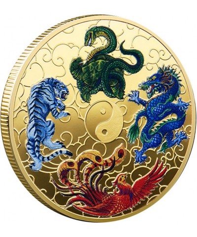 Ancient Mythical Creatures I Ching Tai Chi Lucky Coin Lottery Ticket Scratcher Tool Lucky Charms Challenge Coin $22.08 Novelt...