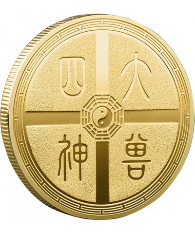 Ancient Mythical Creatures I Ching Tai Chi Lucky Coin Lottery Ticket Scratcher Tool Lucky Charms Challenge Coin $22.08 Novelt...