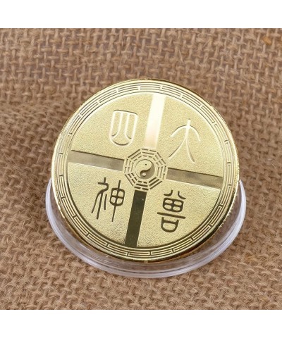 Ancient Mythical Creatures I Ching Tai Chi Lucky Coin Lottery Ticket Scratcher Tool Lucky Charms Challenge Coin $22.08 Novelt...