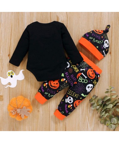 Baby Boy Halloween Costumes My First Halloween Outifts for Newborn Infant Toddler Boy Girl Clothes Romper $16.53 Kids' Costumes