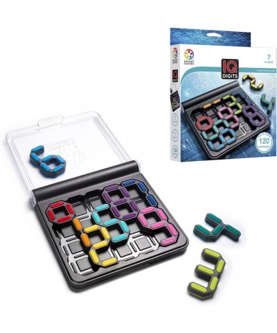 IQ Digits Math Deduction Travel Game for Ages 7 - Adult with 120 Challenges $25.88 Travel Games